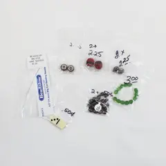Lot of 7 Beading Supplies - Big Eye Needle & Beads Mixed Craft Lot