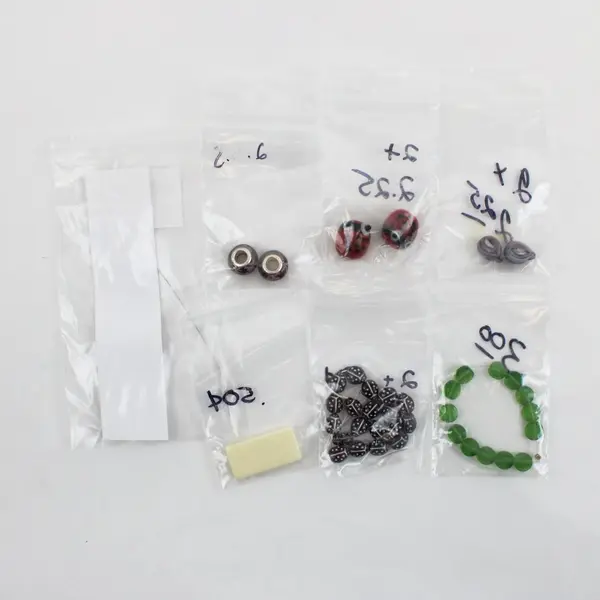 Lot of 7 Beading Supplies - Big Eye Needle & Beads Mixed Craft Lot