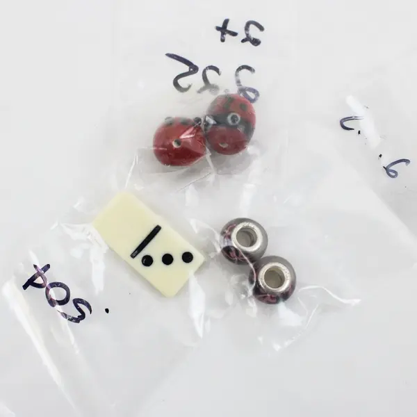 Lot of 7 Beading Supplies - Big Eye Needle & Beads Mixed Craft Lot