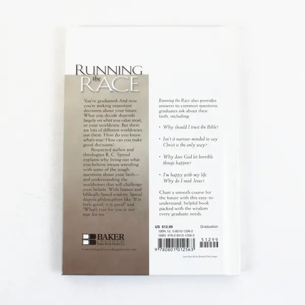 Running the Race A Graduate's Guide to Life R.C. Sproul Hardcover 2006 Very Good