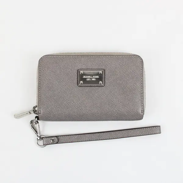 Michael Kors Jet Set Travel Saffiano Zip-Around Wristlet Wallet