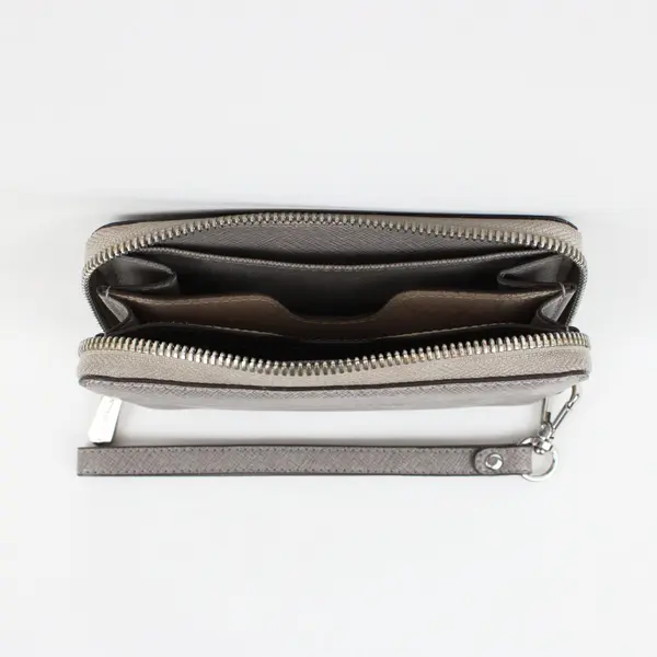 Michael Kors Jet Set Travel Saffiano Zip-Around Wristlet Wallet