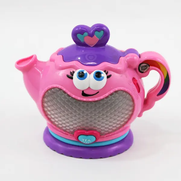 2013 LeapFrog Musical Tea Time Interactive Teapot Lights & Sounds Tested