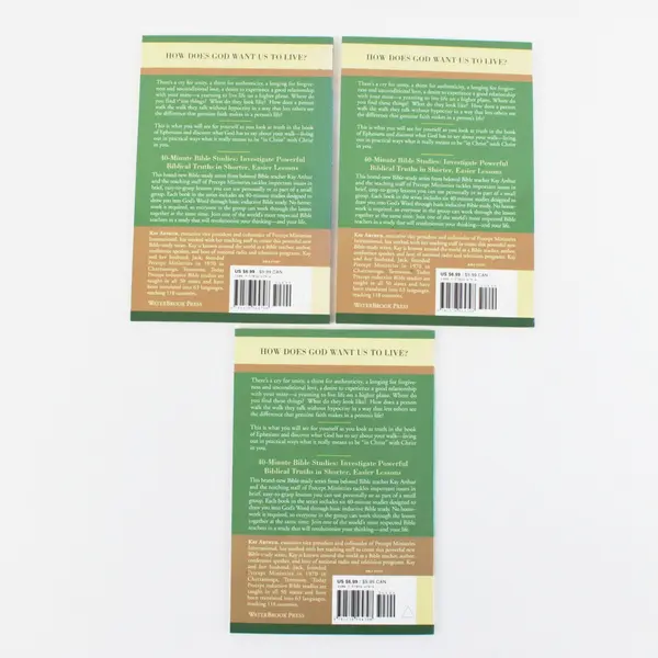 Lot of 3 How Do You Walk the Walk You Talk? Kay Arthur 2001 PB 6-WK Bible Study
