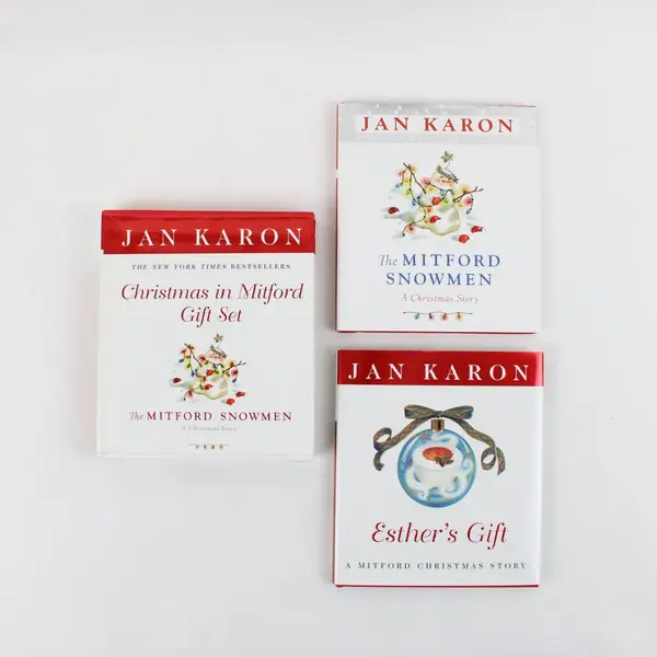 Jan Karon Christmas in Mitford Gift Box Set 2002 HC DJ Features 2 Mitford Books