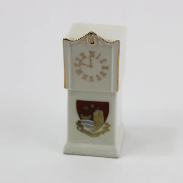 Scarborough England Souvenir Ceramic Grandfather Clock