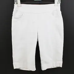 Slim-Sation Slimming Effect Pull-On Crop Pants White Size 6 Casual Summer
