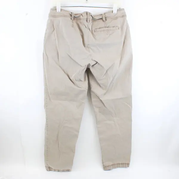 Eileen Fisher Women's Light Brown Low-Waist Pants Size 8