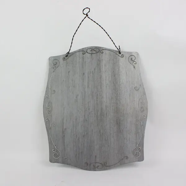 West Kept Secret Distressed Metal Scrollwork Hanging Wall Plaque