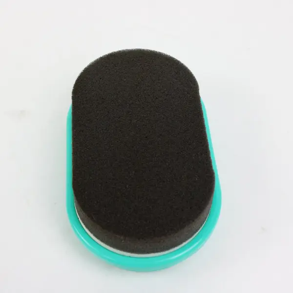 Columbus Double Shine Shoe Polish Sponge Applicator Turquoise Case