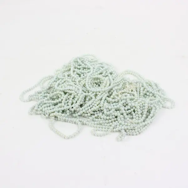 Lot of Assorted Faux Light Blue Pearl Bead Strands Jewelry Making