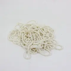 Lot of Assorted Faux Ivory Pearl Bead Strands Jewelry Craft Supplies