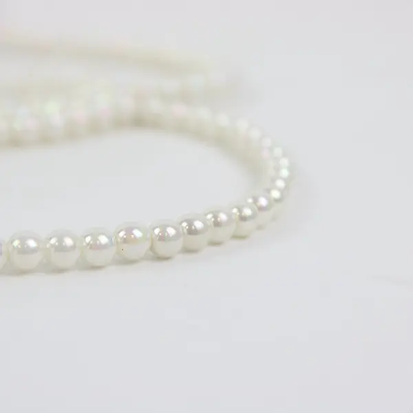 Lot of Assorted Faux Ivory Pearl Bead Strands Jewelry Craft Supplies