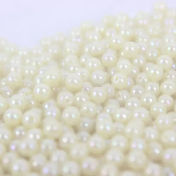 Assorted Lot of Yellow Faux Pearl Beads for Jewelry Crafts