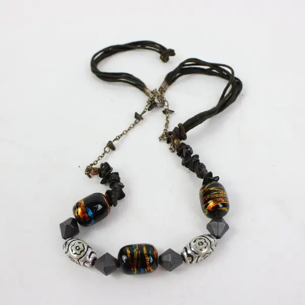 Lot of Assorted Beads Broken Necklaces Jewelry Making Repair Craft