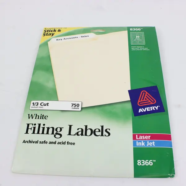 Lot of 3M Photo/Document Mailers 2-Pack & Avery 8366 White Labels