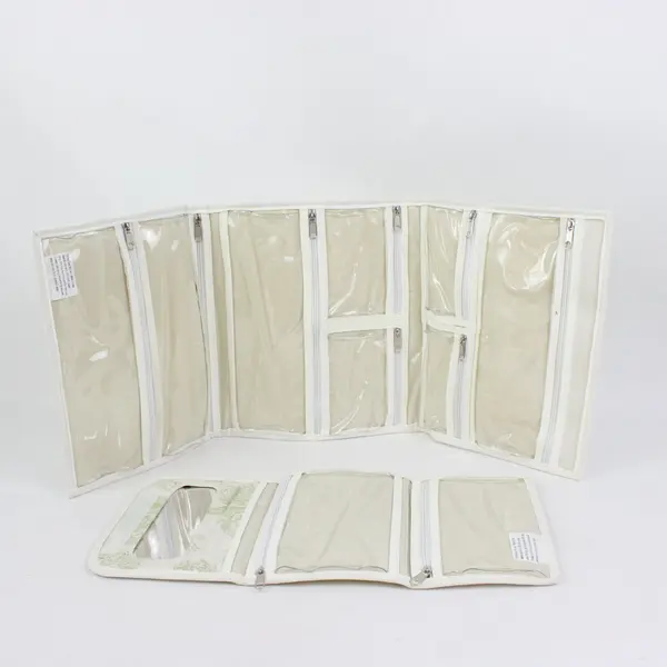Lot of 2 Jewelry Travel Accessory Cases Organizers Pre-Owned