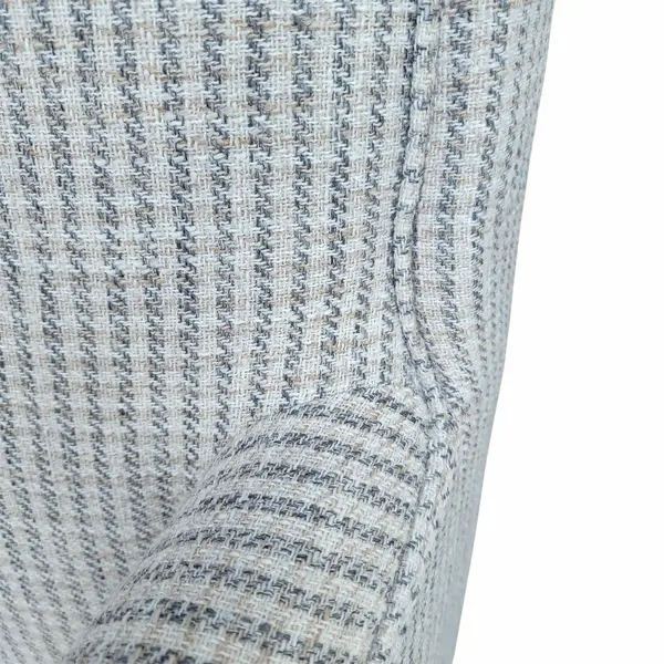 Light Blue Gray Upholstered Armchair Mid Century Style - Local Pickup Only