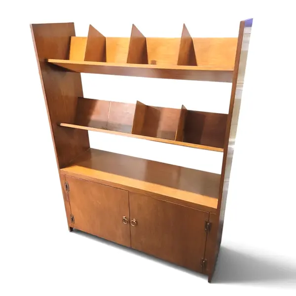 Vintage Handmade Wood Bookshelf Bookcase Mid Century Style - Local Pickup Only