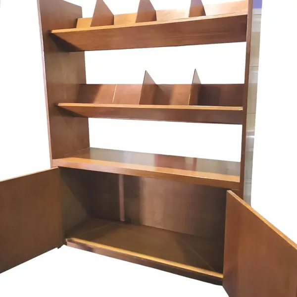 Vintage Handmade Wood Bookshelf Bookcase Mid Century Style - Local Pickup Only
