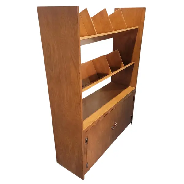 Vintage Handmade Wood Bookshelf Bookcase Mid Century Style - Local Pickup Only