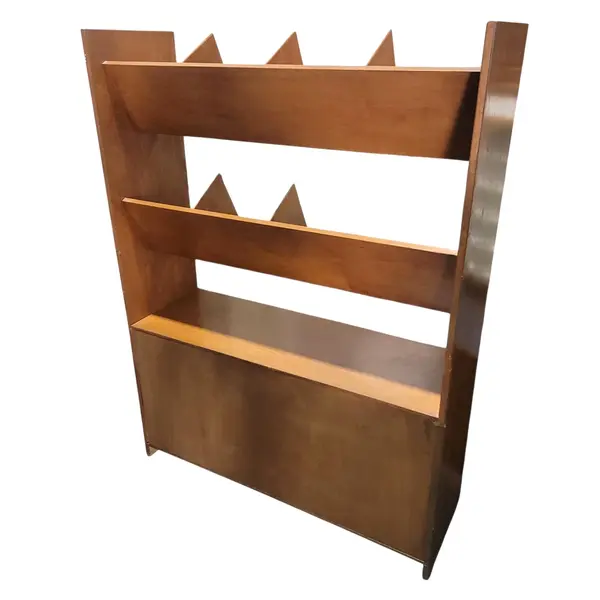 Vintage Handmade Wood Bookshelf Bookcase Mid Century Style - Local Pickup Only