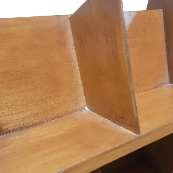 Vintage Handmade Wood Bookshelf Bookcase Mid Century Style - Local Pickup Only