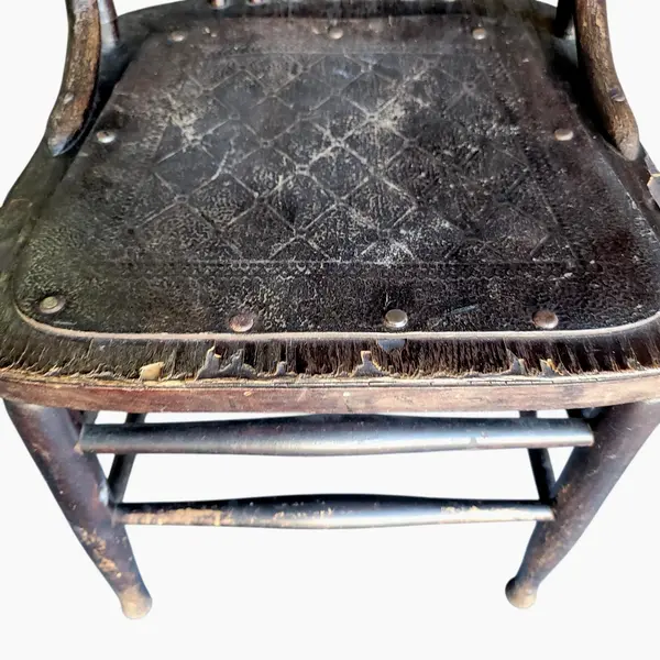 Antique Wisconsin Chair Co Pressed Back Dining Chairs Pair - Local Pickup Only