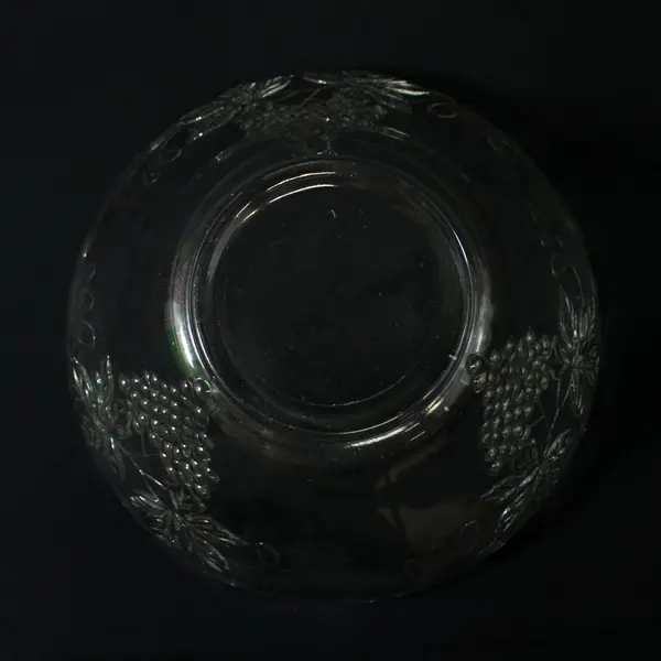 Vintage Anchor Hocking Harvest Grape Glass Punch Bowl