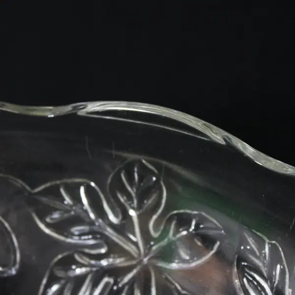 Vintage Anchor Hocking Harvest Grape Glass Punch Bowl