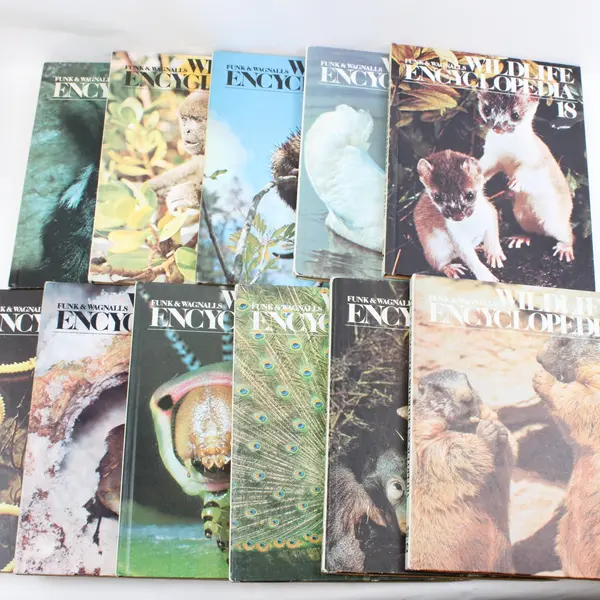 Funk & Wagnalls Wildlife Encyclopedia Complete 22-Vol Illus Paperback Set 1974
