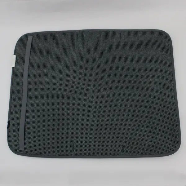 Umbra Gray Dish Drying Mat Countertop Sink Pad