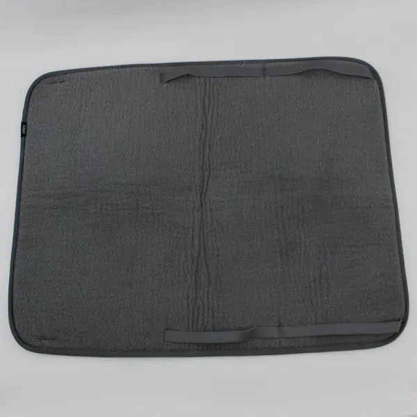 Umbra Gray Dish Drying Mat Countertop Sink Pad