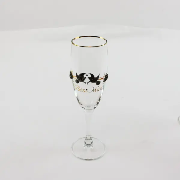 Rawcliffe Wedding Champagne Flutes Set of 2 Best Man & Matron of Honor