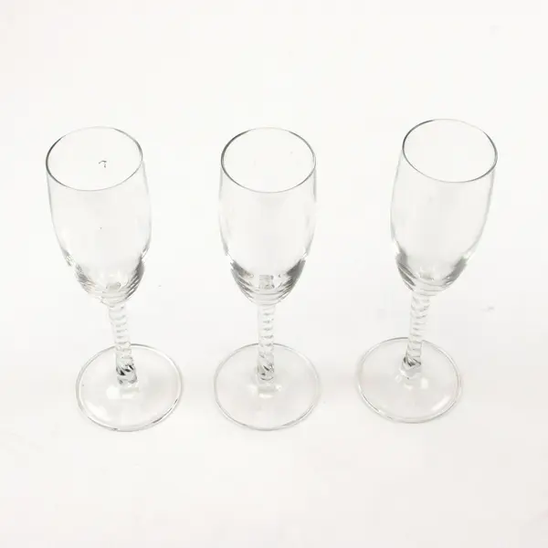 Set 3 Cristal D'Arques Angelique Champagne  Flutes 8.25 inch