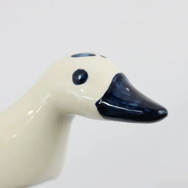 Hand Painted Delfts Blue Duck Soap Dish Signed
