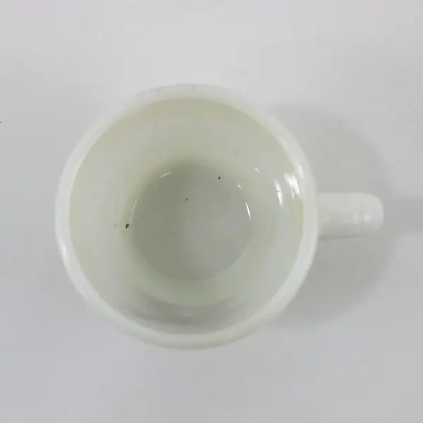Fire-King Milk Glass Ring-Necked Pheasant Mug 1950s Vintage
