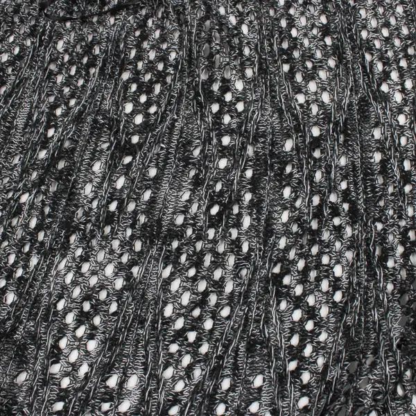 99 Jane Street Women's Large Black White 3/4 Sleeve Knit Cardigan