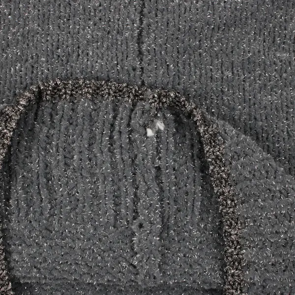 MIXIT Women's Grey Sparkly Infinity Scarf Cowl Neck Winter Wrap OS 19 x 13 in