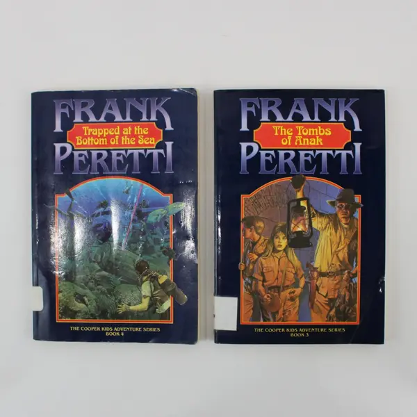 Lot of 2 Frank Peretti Cooper Kids Adventure Books 3 & 4 PB Ex-Library