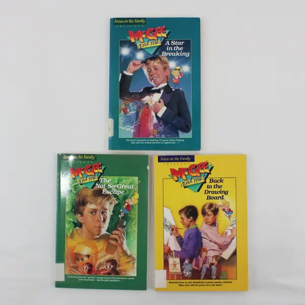 Lot of 3 McGee and Me! Focus on the Family Series Episodes 2 3 & 6 Bill Myers PB