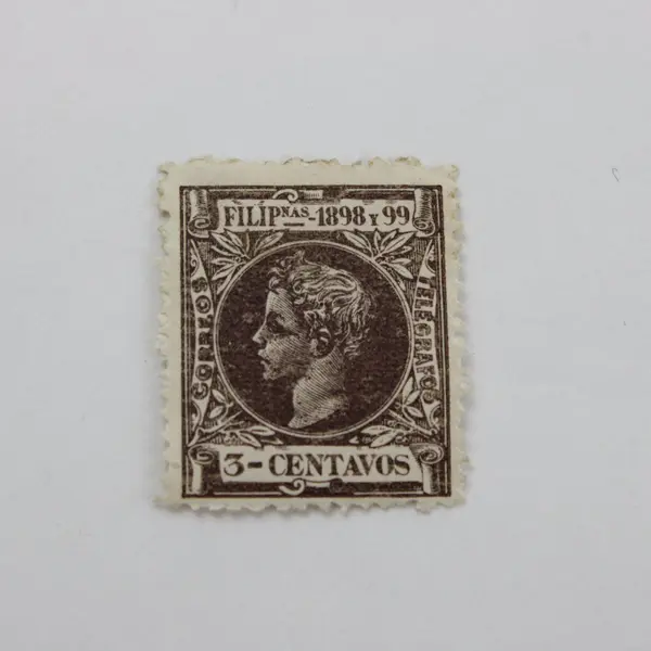 Philippines 1898-99 3 Centavos Mint Hinged Postage Stamp Scott #199