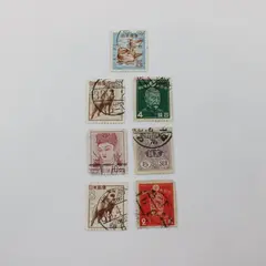 Japan 1900-1950 Lot of 7 Different Used Postage Stamps