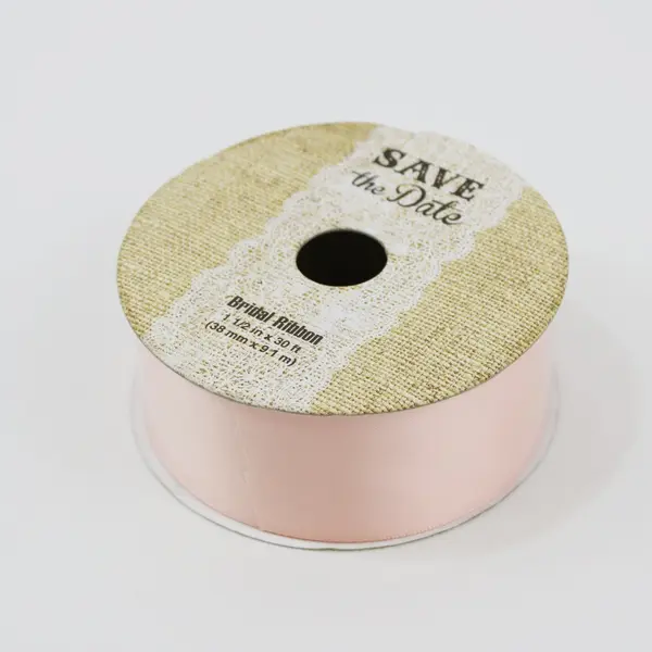 Lot of 3 Vtg. Spools Ribbon Asst'd Brands, Pink (new), Teal & Black/White Check 