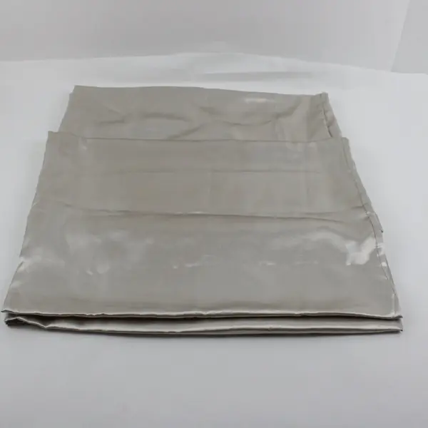Mainstays Papyrus Beige Polyester Satin Pillowcases Set 29.5 x 19.5 inch