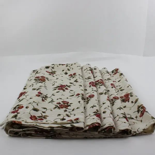 Beige Pink Rose Floral Table Runner 18 x 178 Inch Wedding Décor, Dining Room