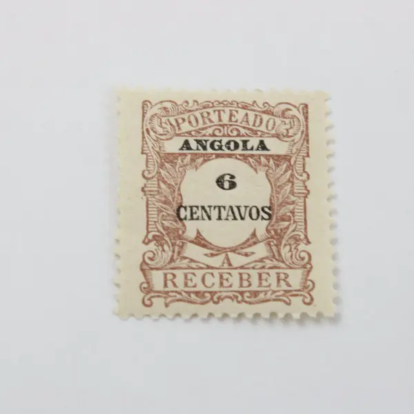 Angola Postage Due 1921 6 Centavos A Receber Stamp