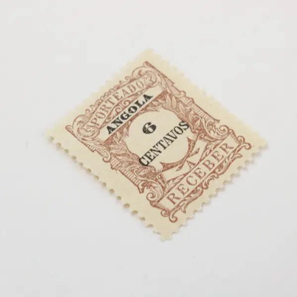 Angola Postage Due 1921 6 Centavos A Receber Stamp