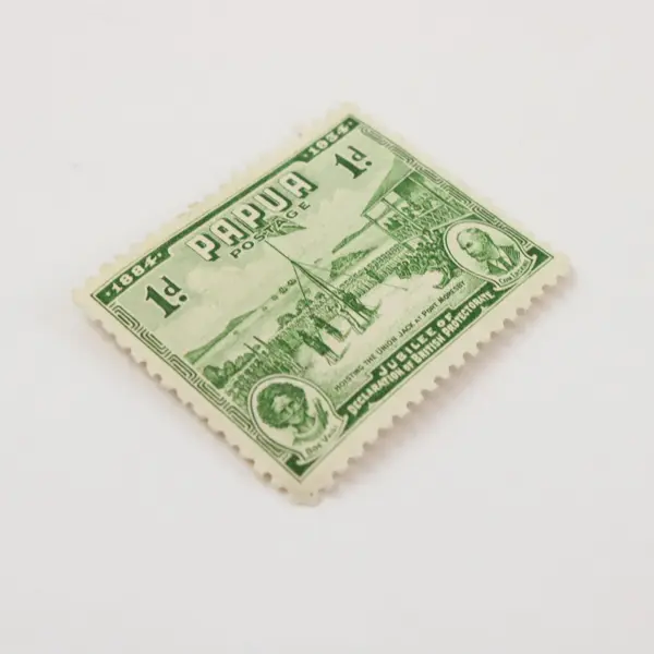 Papua 1934 1d Scott #110 Jubilee Postage Stamp Mint Hinged