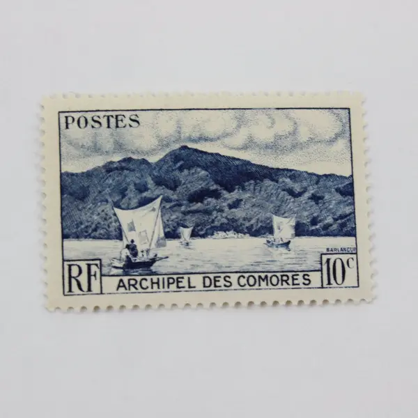 Set of 3 Comoro Islands 1950 Scott 30-32 Archipel des Comores Stamps Mint Hinged